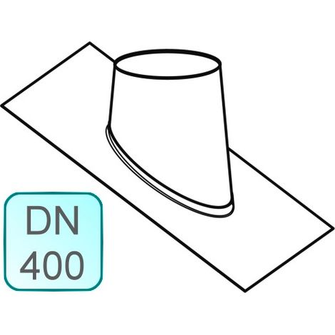 Universal-Dachziegel INOX/PB DN400 25-35 Grad - 48000012487 von Weishaupt