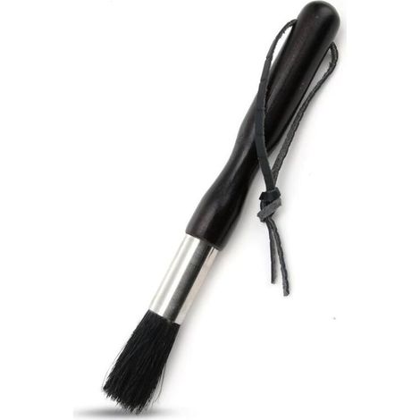 Brosse de nettoyage pour moulin à café et machine à expresso – sans poils détachables, en nylon résistant, lot de 2 (1/5)