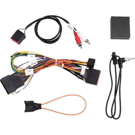 Adaptateur CANBus pour autoradio Android, compatible avec la prise de connecteur d'alimentation du faisceau de câblage à 3 vitesses. (1/5)