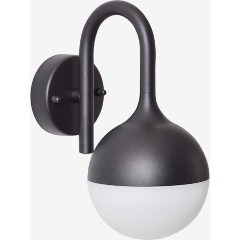SKLUM Uveron LED-Außenwandleuchte aus Aluminium Schwarz                                  
