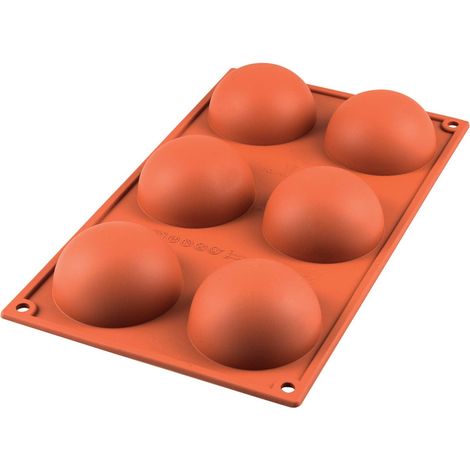 Silikomart Stampo In Silicone 6 Semisfere Antiaderente Per Dolci E Salati
