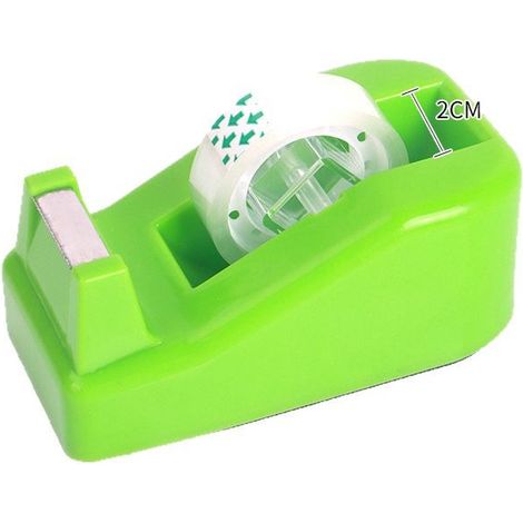 Mini Distributeur De Ruban Adhésif Accessoire De Bureau Portable Outil De Découpe Pour Bureau École，Convient à la largeur du ruban:2cm