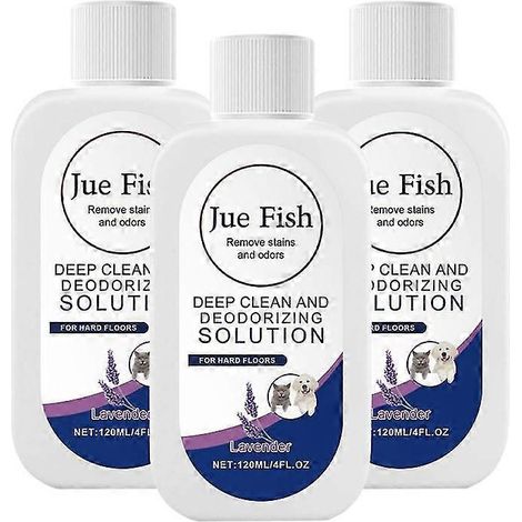 Solution nettoyante 3x - Liquide nettoyant pour sols, solution nettoyante désodorisante multi-surfaces (1/5)