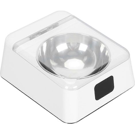 Distributeur automatique de croquettes pour chat à capteur infrarouge, alimenté par piles, sûr, multifonction, facile à nettoyer, bol amovible. (1/5)