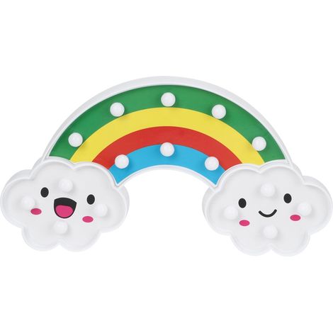 LED-Leuchte in Regenbogenwolkenform für die Kinderzimmerdekoration (1/5)