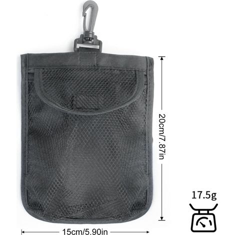 Lot de 2 filets de rangement pour balles de golf, petits et polyvalents, pochettes de rangement en filet pour balles de sport - (1/5)