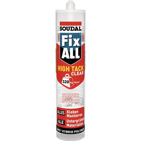 Soudal Fix All High Tack Clear 305g 131391