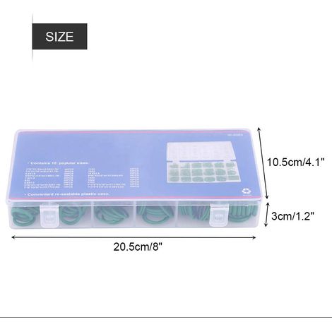 Lot de 270 joints toriques en caoutchouc pour compresseur de climatisation de voit (1/5)