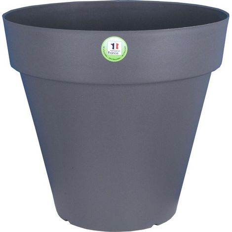 Riviera Soleilla Blumenkübel grau glitzernd 25 Liter
