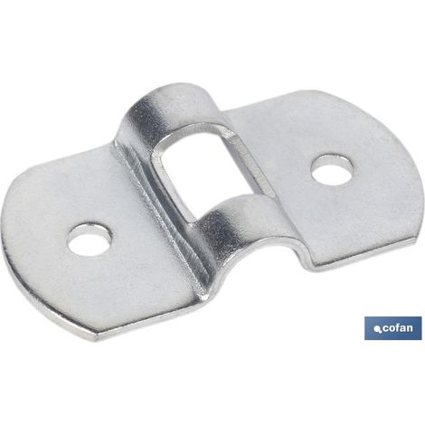 Pack de 100 unités plaque de pont 25x6 acier galvanisé (1/4)