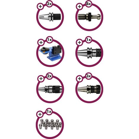 Pack de 20 porte-outils BT30 version ER MW-Tech BT30ER PACK