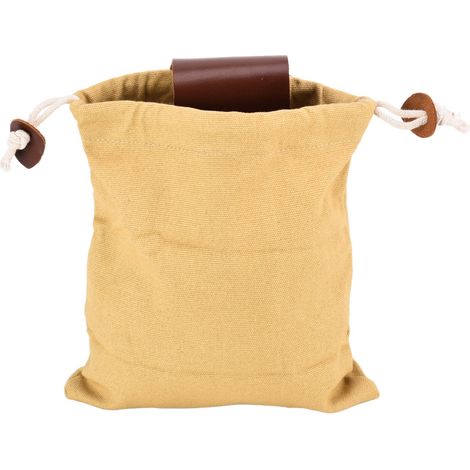 Obstpflückbeutel fürs Camping, Erntebeutel zum Tragen am Gürtel, Aufbewahrungsbeutel für unterwegs, beige (1/5)