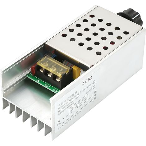 6000W AC 220V SCR Elektrischer Spannungsregler Dimmer Motordrehzahl Temperaturregler (1/5)