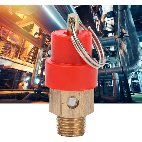 3 soupapes de décharge de sécurité pour compresseur d'air 8 kg, régulateur de pression (G1/8'') (1/5)