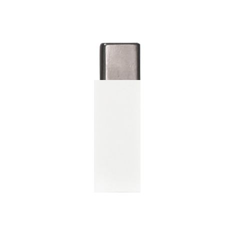 Adaptateur USB-C / micro-USB fem. - blanc (1/2)