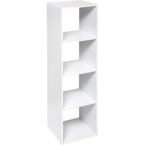 Estante de 4 compartimentos Top Mix Blanco (1/6)