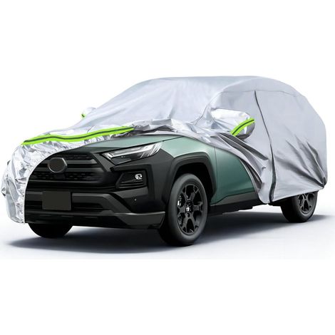 Autoabdeckung Wasserdicht für Toyota RAV4 2012-2025, Allwetter-Schutz, Silber (1/5)