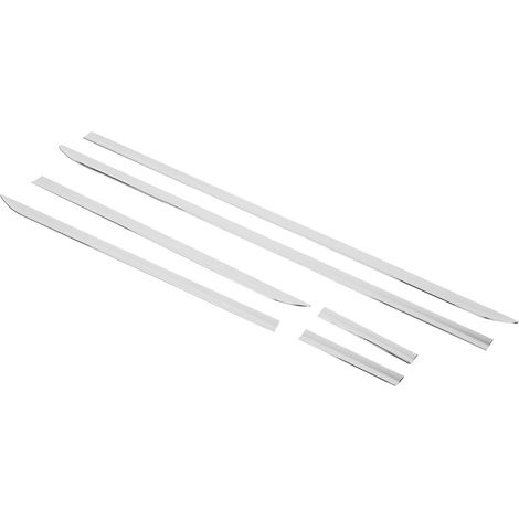 Moulure latérale de carrosserie ABS argent pour porte de HiAce 2019 - Kit garniture de protection pour panneau de carrosserie (1/5)
