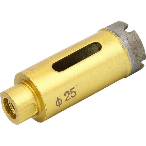 Foret diamanté pour marbre, carrelage, murs et parois vitrées, meuleuse d'angle, scie cloche 25 mm/28 mm (1/5)