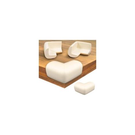 Set mit 8 Tischkantenschonern, weiche Schaumstoff-Eckenschützer für Babys, rechtwinklige Stoßdämpfungs-Eckenschützer mit starkem Klebstoff für Tische und alle scharfen Möbel (No - Crezuo) (1/4)