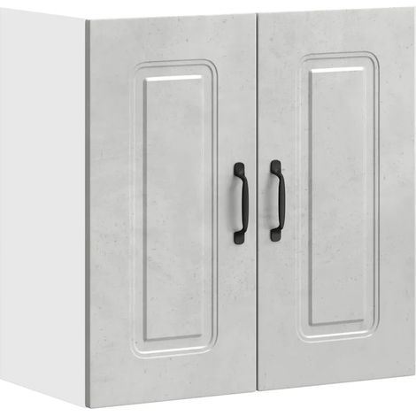 Armario de pared de cocina Kalmar almacenamiento óptimo y práctico 60 x 31 x 60 cm madera de ingeniería gris hormigón 020049986 (1/5)