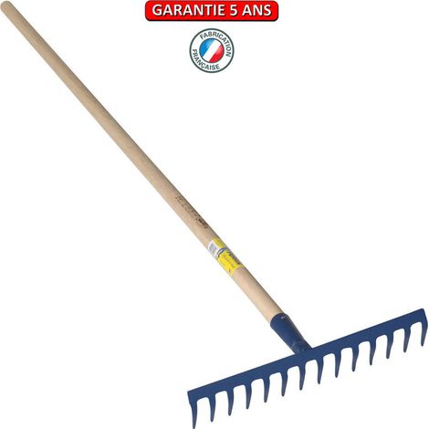 OUTILS PERRIN Râteau 12 dents courbes emmanché 1,65m (1/2)
