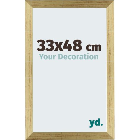 Cadre Puzzle 33x48 cm - Or Brillant - MDF - Mura. (1/5)