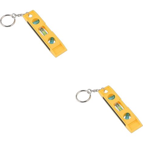 Mini niveau à bulle 3 axes avec porte-clés magnétique - Niveau de mesure 45° pour plomberie, outil de nivellement (1/5)