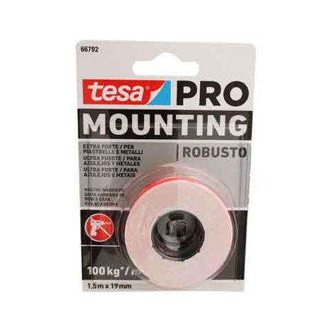 NASTRO BIADESIVO 'POWERBOND' mm 19x1,5 mt - TESA