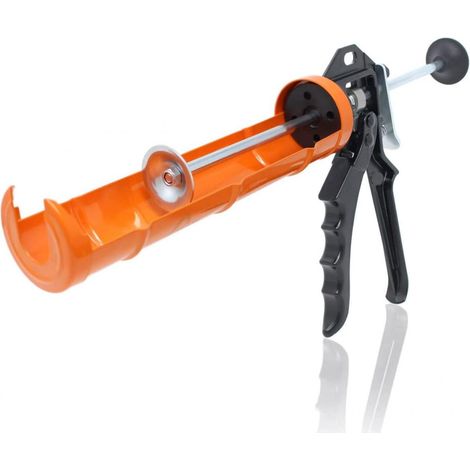 Pistola para cartuchos de silicona de acero resistente