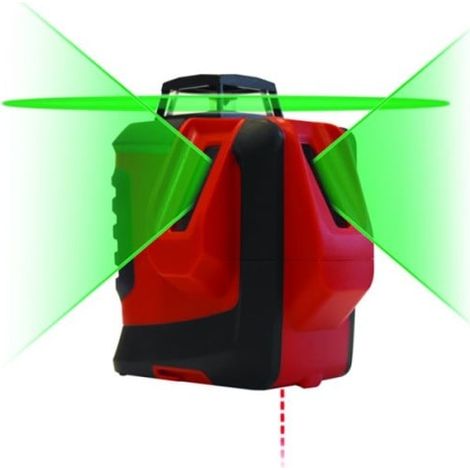 METRICA - Niveau Laser Vert 360° – Portée jusqu'à 50 m avec Précision ±2 mm - H360 + 2V + 1D (1/5)