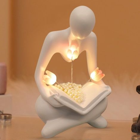 Artículos de uso diario - Tulipanes decorativos - Lámpara LED - Decoración - Estantería (1/5)