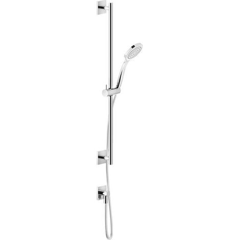 Gessi Rilievo, ensemble barre de douche, avec douchette à main