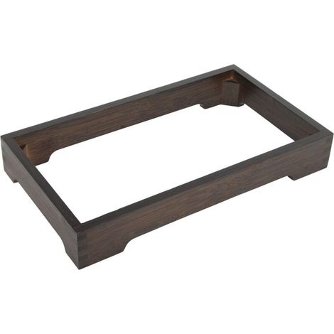 Plaque à induction encastrable design minimaliste en bois pour théière, support stable accessoire de cuisine pour thé (1/5)
