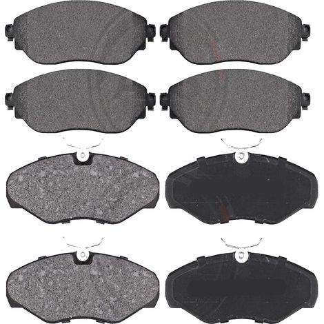 KIT PASTIGLIE FRENO ANTERIORI E POSTERIORI compatibile con RENAULT TRAFIC III FURGONATO (FG) / PASTIGLIE FRENANTI AUTO OEM 35077,37287  37288 / SOSTITUZIONE DIRETTA / BASSA POLVERE / SILENZIOSO