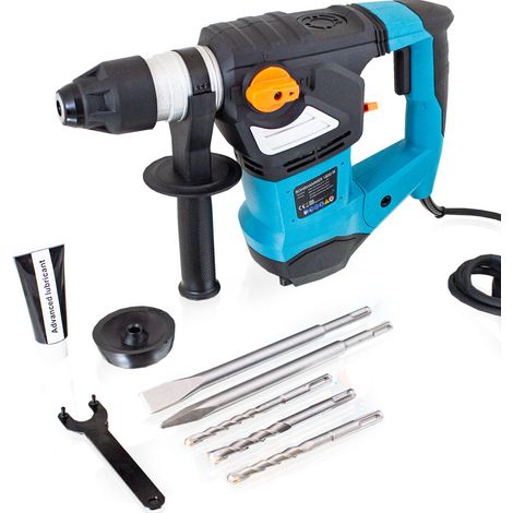 Bituxx 1800W Schlagbohrmaschine Bohrhammer Schlagbohrer Meißelhammer SDS + Zubehör MS-15820