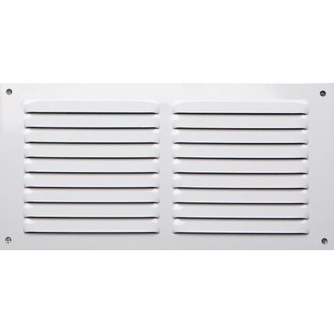 Griglia di ventilazione in alluminio laccato, L.15 x P.30 cm CENTRALE BRICO