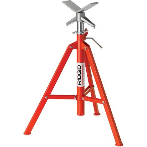 RIDGID 22168 servante de tubes à tête en V haute et pliante modèle VF-99, servante d... (1/3)