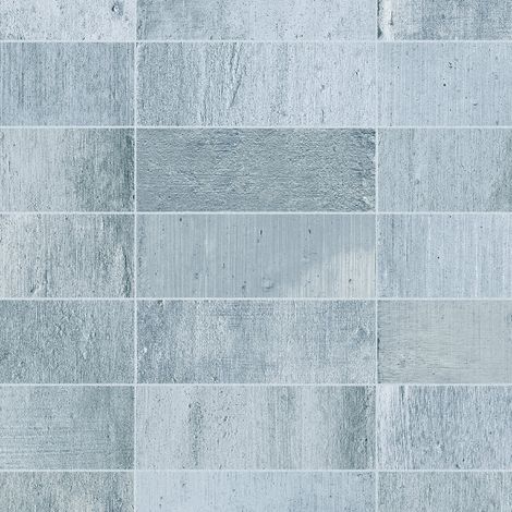 Carrelage effet Zellige Bleu 24,6x6x0,85 cm Azurel - Sol et mur intérieur (vendu par carton de 0,5 m²) - RO'MA CARRELAGE