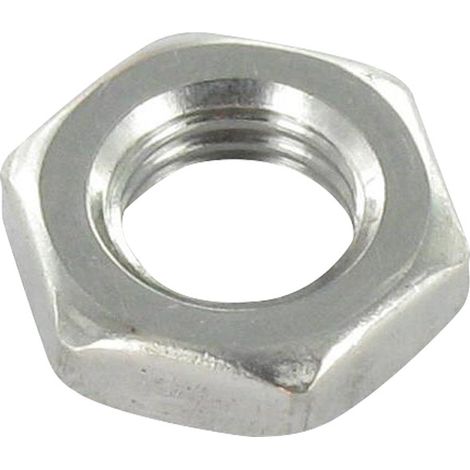 Ecrou hexagonal bas hm/contre Ecrou Inox A4 M12 Pas fin Pas de 125 - 1 pièce (1/2)