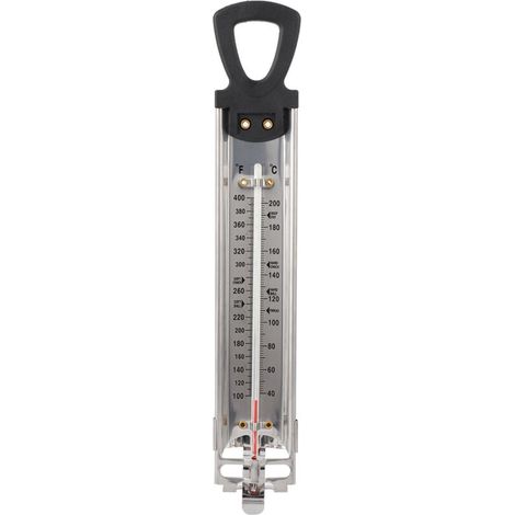 Jeffergarden Thermomètre à Confiture, Jauge de Température ℉/℃ Thermomètre à Bonbons à -DOUble échelle Thermomètre à Sucre Suspendu pour la Cuisson Confiture Sucre Caramel Confiserie-DOU