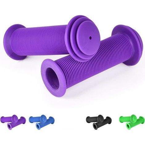 Manubri per biciclette per bambini, manopole da 10 cm per biciclette per bambini con massima protezione dagli urti, manubri per biciclette per bambini, manopole in gomma per monopattini, tricicli (1/5)