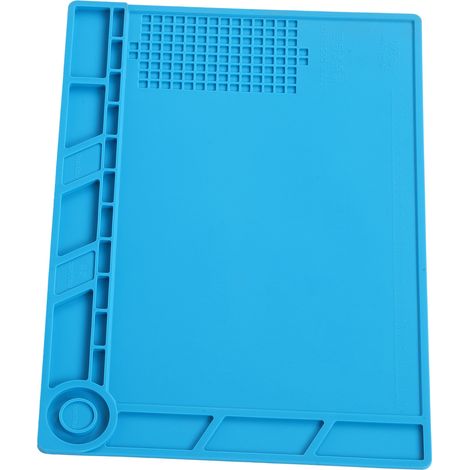 Tapis isolant en silicone résistant à la chaleur pour la réparation et le soudage de téléphones et d'ordinateurs (S-140) (1/5)