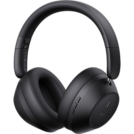 Cuffie on-ear wireless Bluetooth 5.3 Bass 30 Max - Nere (1/5)