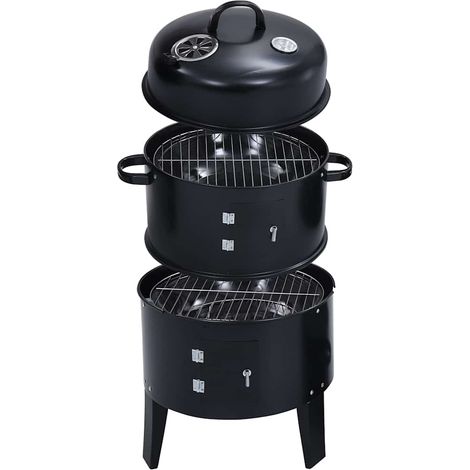 Maison Exclusive - Griglia Barbecue a Carbone 3-in-1 40x80 cm