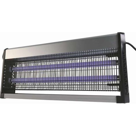 Kooper Zanzariera Elettrica Elettra 40W Nero e Silver - Copertura 20 m