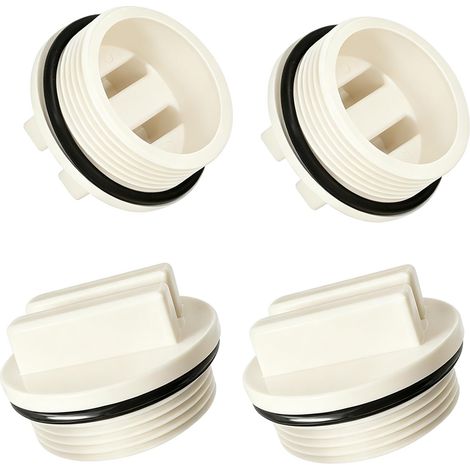 4pcs Bouchon hivernage Piscine,PVC d'hivernage Piscine 1.5 Pouces Bouchon (1/4)