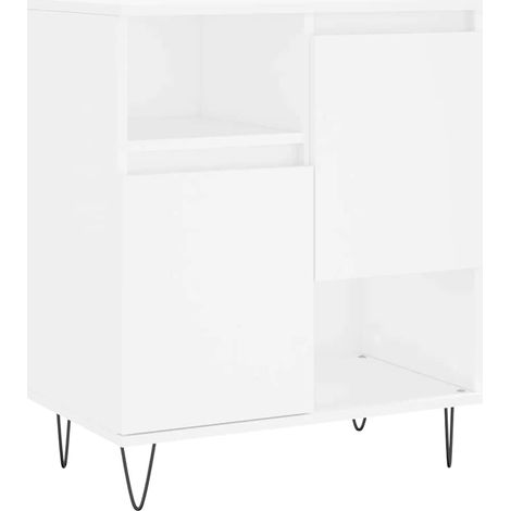 Sideboard/Anrichte/Buffet Weiß 60x35x70 cm Holzwerkstoff LXWW909833 (1/5)