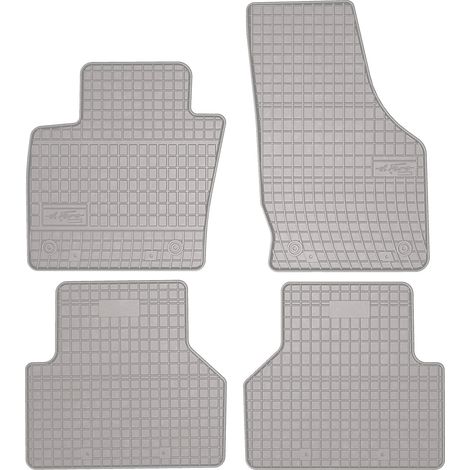 Alfombrillas de goma para coche: Audi Q3 I 8U SUV (2011-2018) - color gris a juego. (1/5)