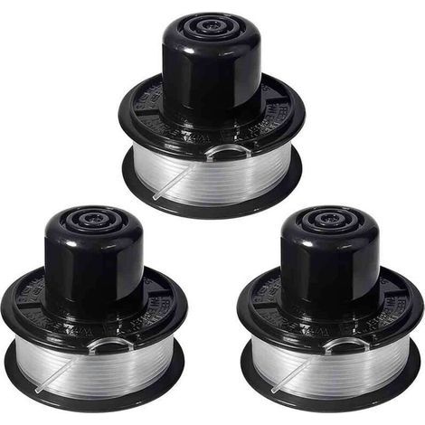 3 packs de ligne et bobine de coupe compatibles pour Black+Decker RS-136 ST4500 ST1000 ST4000 GE600 CST800 ST6800.